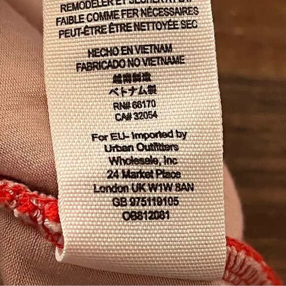 Free People Oceanside Crochet Strapless Mini Dress with Tie In Red Size Small - Picture 12 of 12